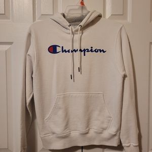 Champion white hoodie